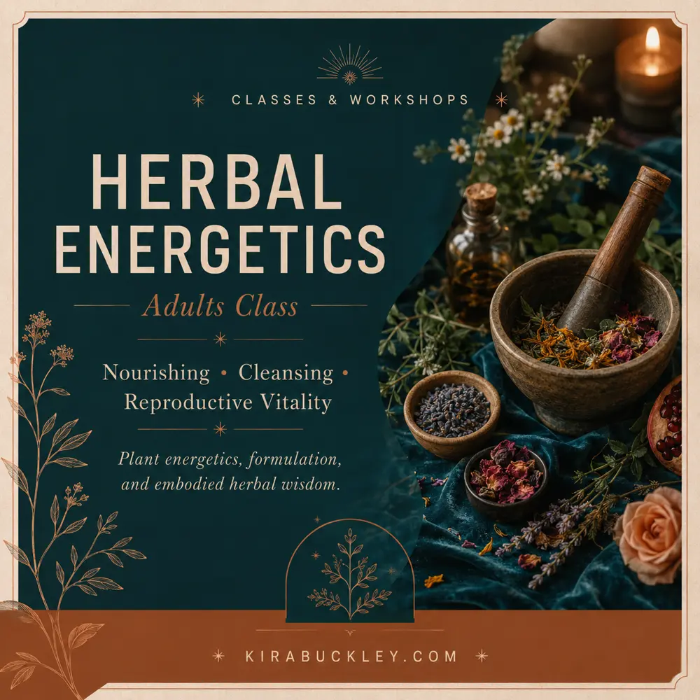 Herbal Energetics — Plant Wisdom, Formulation & Embodied Herbalism